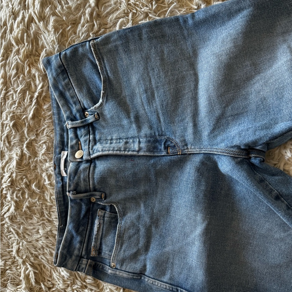 Distressed Blue Women's Jeans - Picture 3 of 4